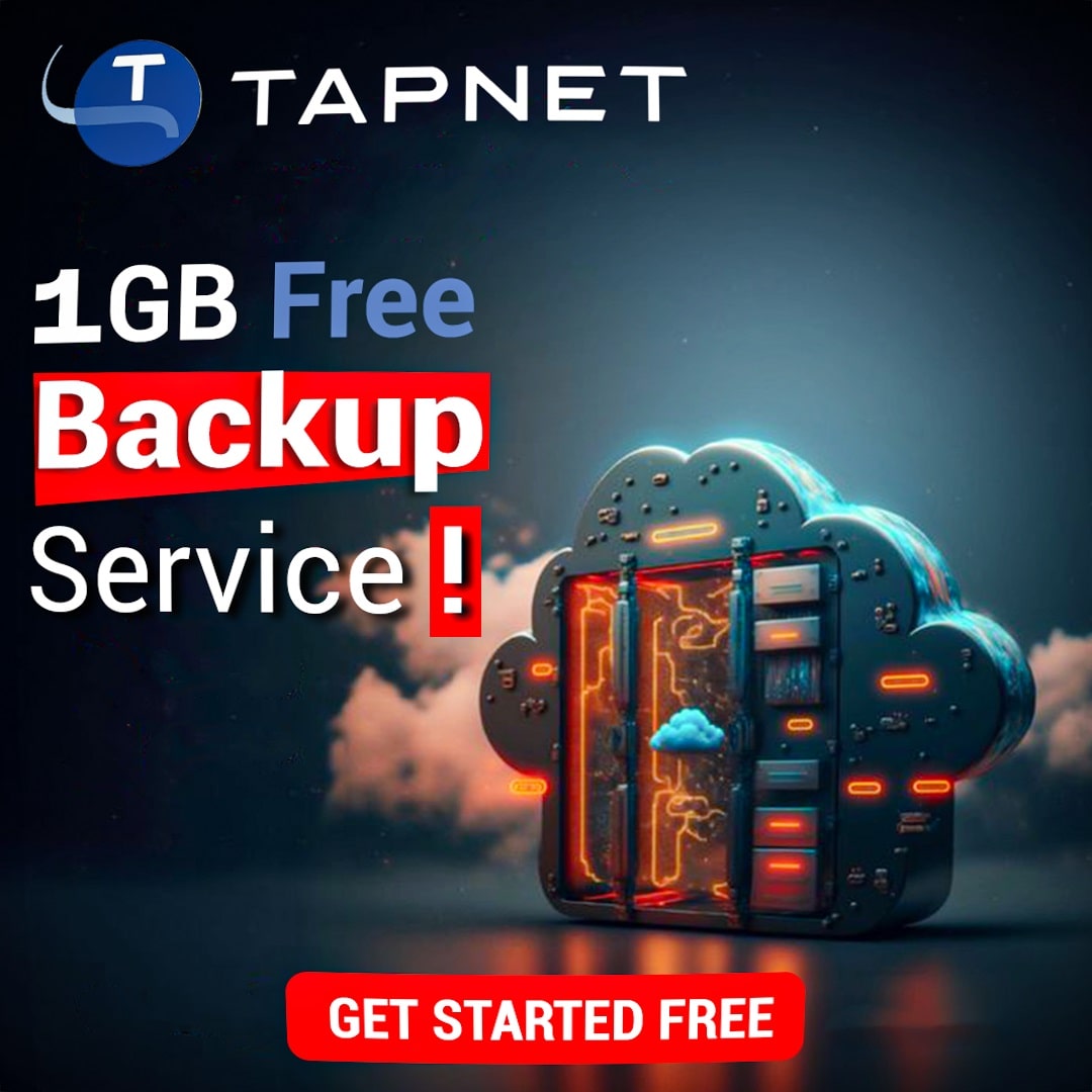 1GB Free online backup service