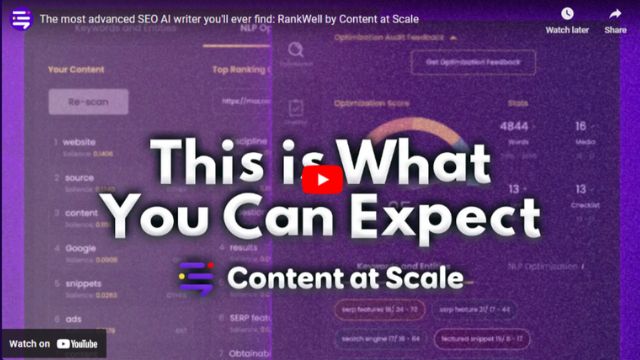 Content At Scale Watch Demo